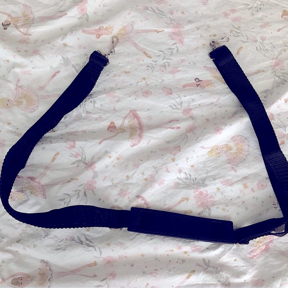 Black Universal Adjustable Bag Handle with Metal Clips — New Never Used